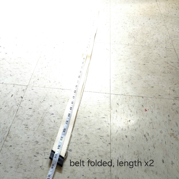 Lululemon | Cream Unisex O/S Belt with Silver Accent - Picture 7 of 7